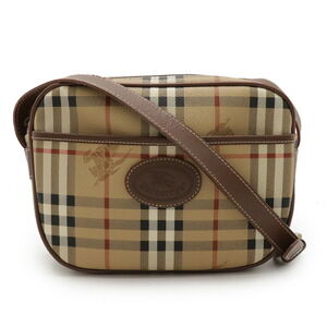 BURBERRY Shadow Black Horse Check Bag beige brown